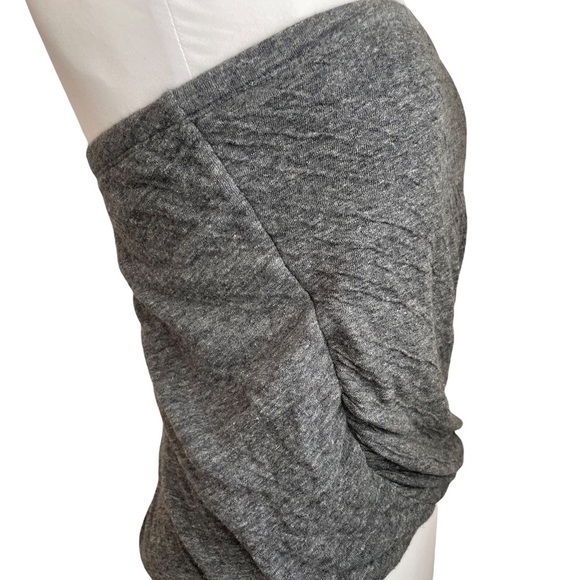 Isabel Marant Etoile Halter Tube Top Size Large Charcoal Heather Gray - Picture 4 of 6